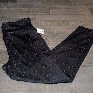 Sheila Rose Black High Waist Leggings Size 1X NWT